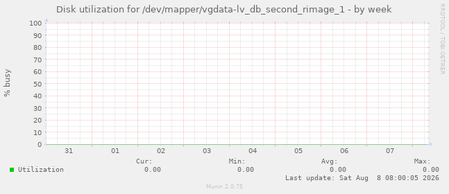 Disk utilization for /dev/mapper/vgdata-lv_db_second_rimage_1