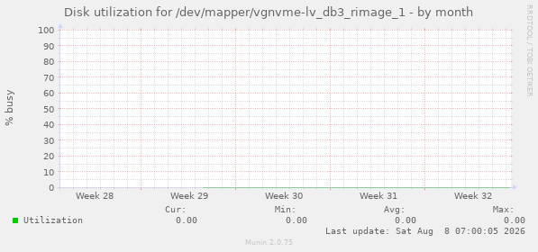 Disk utilization for /dev/mapper/vgnvme-lv_db3_rimage_1